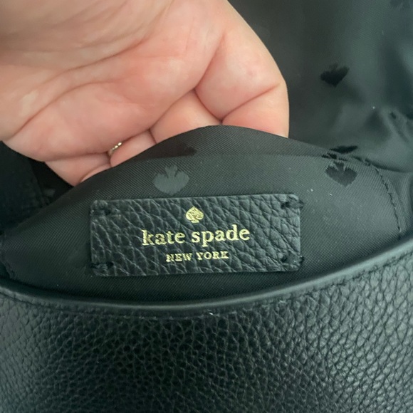 HP 11/24! NWT Kate Spade Leila Mini Flap Crossbody in Black - Picture 8 of 9